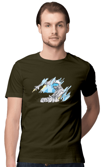 Футболка мужская с принтом Слава вооруженным силам Украины. Благодарность, день защитника, день защитниц, марка, слава ссу, укрпочта. 2070702