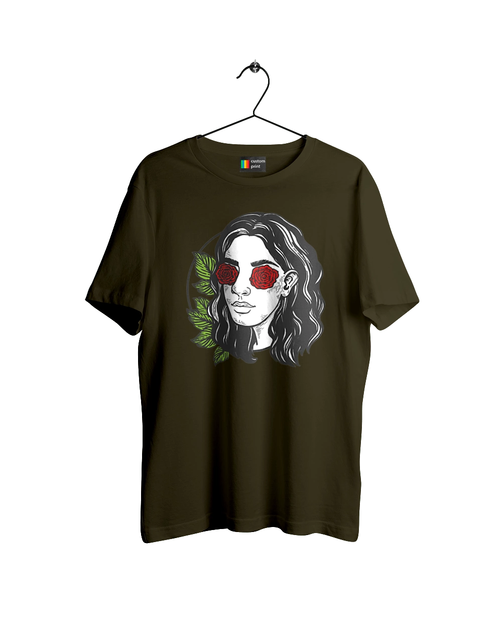 Girl With Roses In The Eyes