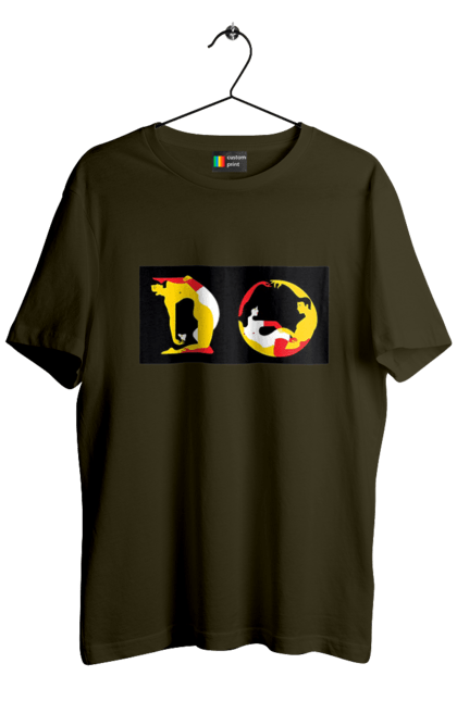 Футболка чоловіча з принтом "Розтяжка По Дорослому". Пози, розтяжка. 2070702