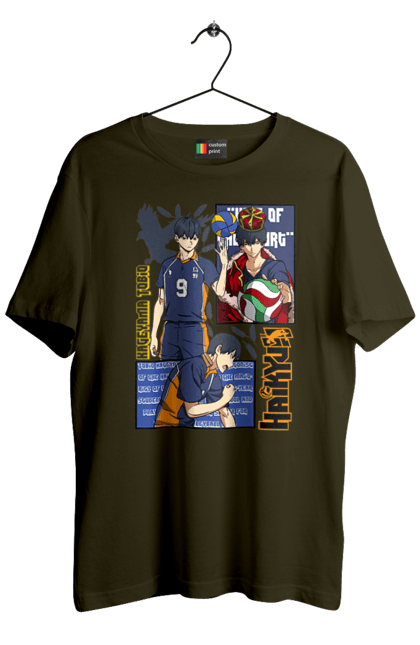 Men's t-shirt with prints Haikyu!! Tobio Kageyama. Anime, haikyu, kageyama, manga, sports anime, tobio kageyama, volleyball. 2070702