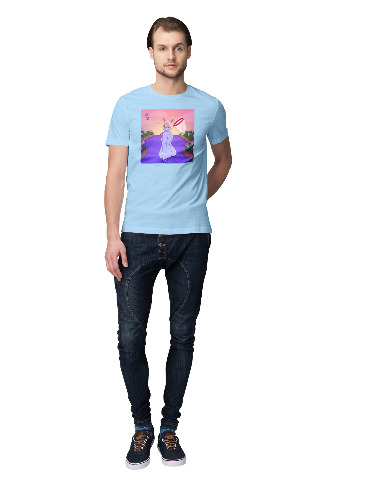 Purple Girl On The Hunt