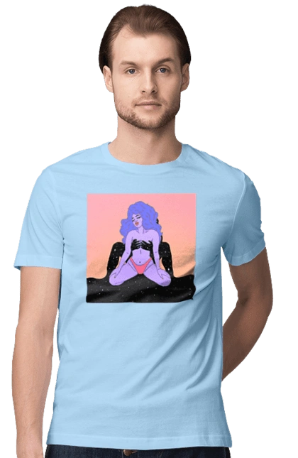 Фіолетова Дівчина В Трусиках