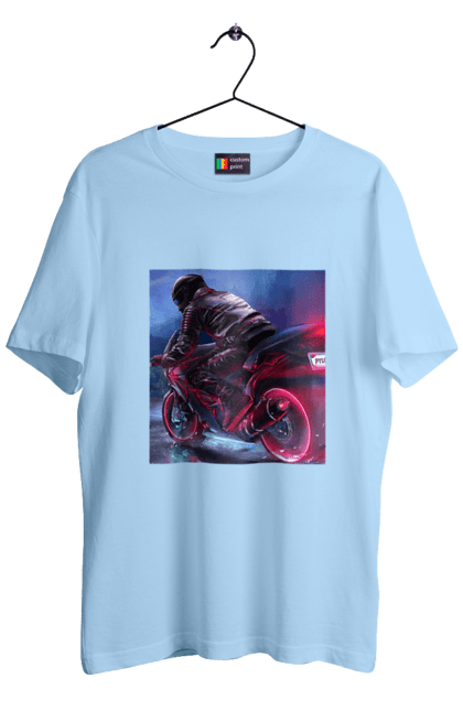 Футболка чоловіча з принтом "Мотоцикл". Motolove, мотолов, мотоцикл, опві, україна. 2070702