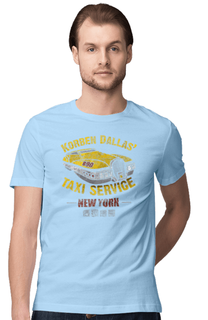 Men`s t-shirt with prints Fifth element | Korban Dallas | Taxi service. Corban dallas, fifth element, new york, taxi, taxi service. 2070702