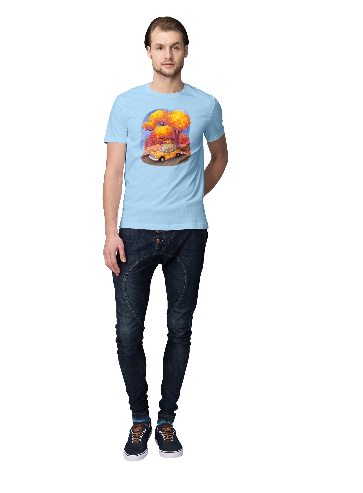 Осiнь Авто Дерево