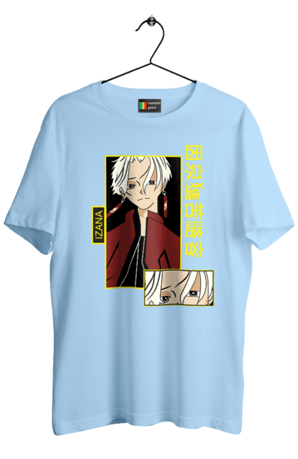 Men's t-shirt with prints Tokyo Avengers Izana Kurokawa. Action movie, anime, fantasy, izana, izana kurokawa, manga, thriller, tokyo avengers, tokyo revengers, tv series. 2070702