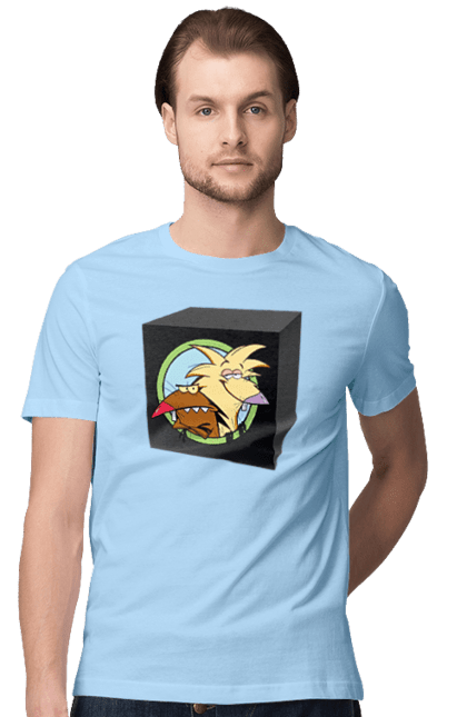 Футболка чоловіча з принтом "Black Box". Black box, бобер, боєприпас, коробка, повернись живим. 2070702