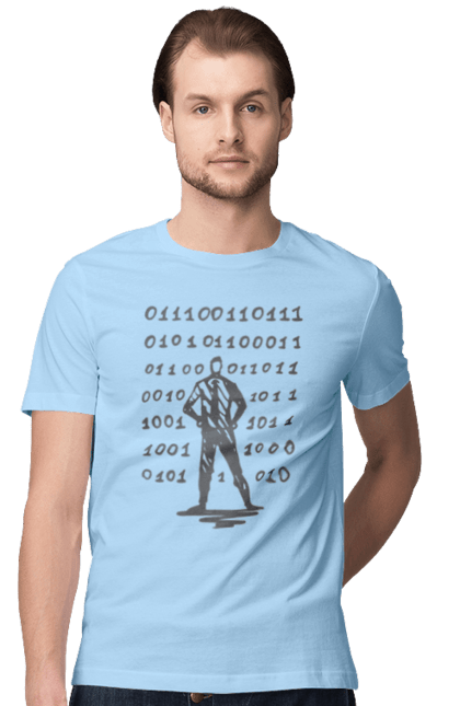 Футболка чоловіча з принтом "Програміст". Angular, c, css, html, it, javascript, jquery, php, python, react, svelt, vue, айтишник, айті, гумор, код, кодувати, прогер, програміст, програмісти, ти ж, ти ж програміст, тиж програміст. 2070702