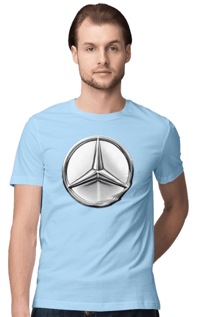 Mercedes Benz Logo Metallic