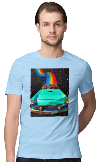 Картина, машина в космосе