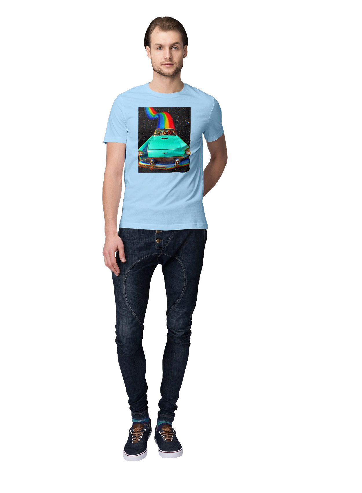 Картина, машина в космосе