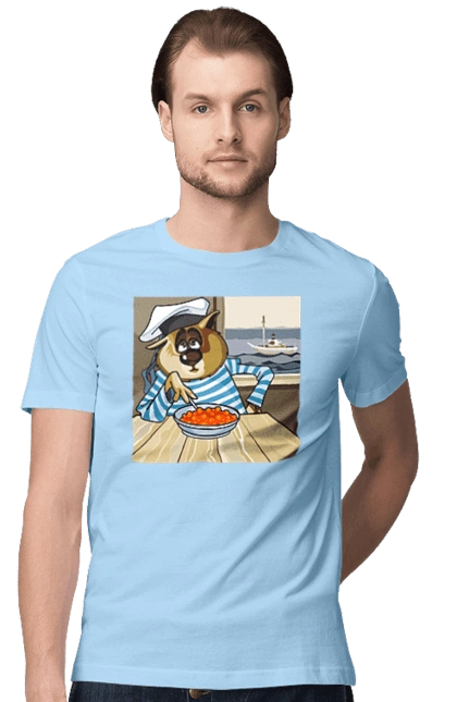 Кот Моряк, На Корабле Ест Красную Икру