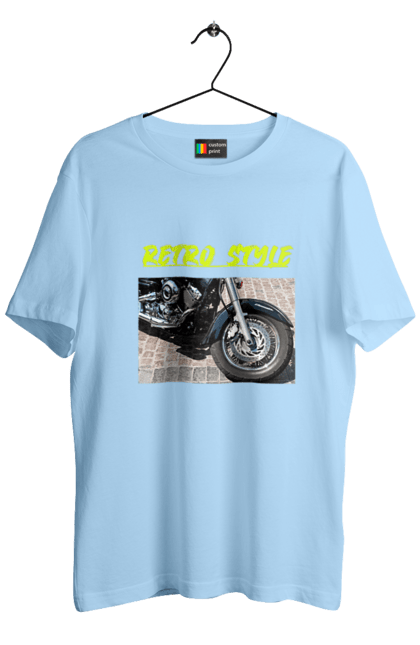Футболка чоловіча з принтом "Мото2". Байк, дорога, мотоцикл, ретро, стиль, швидкість. 2070702