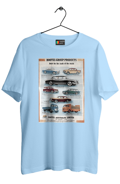 Футболка чоловіча з принтом "Аутомобільйо". Rootes, rootes (australia) limited, rootes group, rootes group products. 2070702