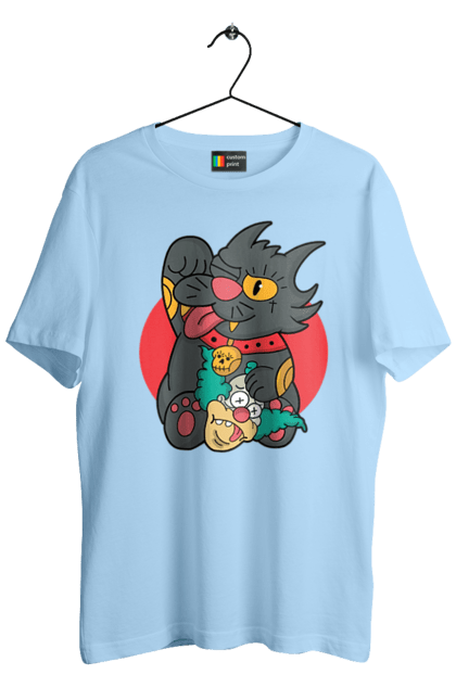 Men`s t-shirt with prints The Simpsons Krusty the Clown. Clown, krusty, krusty the clown, simpsons. 2070702