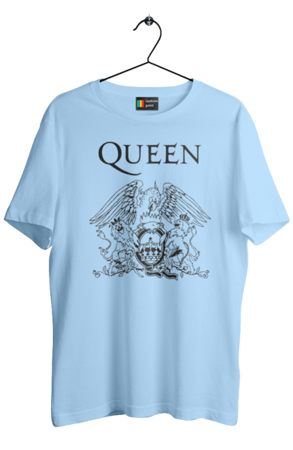 Футболка чоловіча з принтом "Queen". Queen, глем рок, група, квін, музика, поп рок, рок, хард рок. 2070702