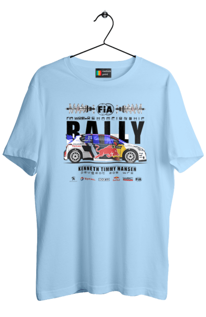 Футболка мужская с принтом Red Bull Rally. Rally, red bull, авто, автомобиль, гонка, машина, ралли, ред булл, редбулл, спорт. 2070702