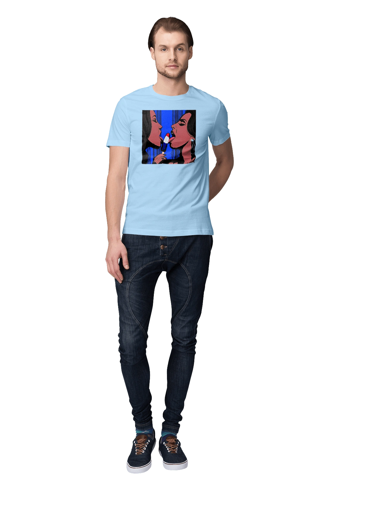 Girls Lick Ice Cream