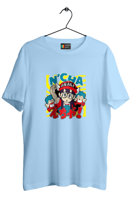 Men's t-shirt with prints Dr. Slump Arale Norimaki. Anime, arale norimaki, doctor slump, dr. slump, manga. 2070702