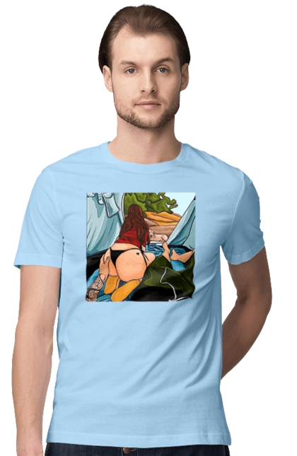 Rest With Favorite In The Tent