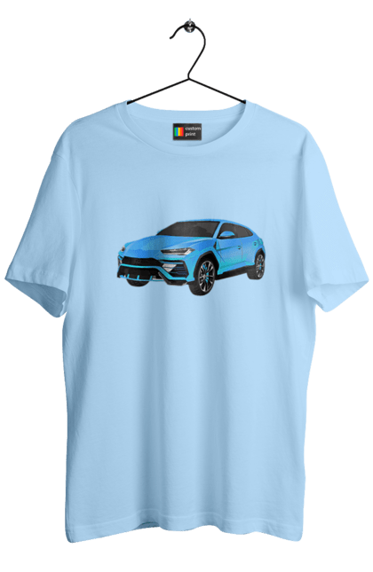 Men`s t-shirt with prints Lamborghini Urus. Car, lamborghini, lamborghini urus, lamborghini urus car, urus. 2070702