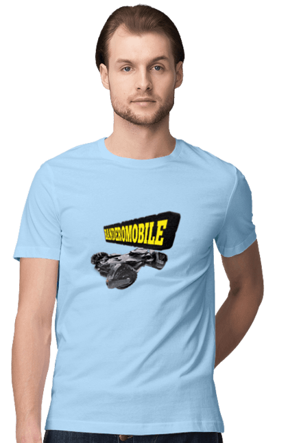 Футболка чоловіча з принтом "Бандеромобіль". Авто, авто бандери, автомобіль, бандеромобіль, бетмен, бетмобіль, військове авто, супер машина. 2070702