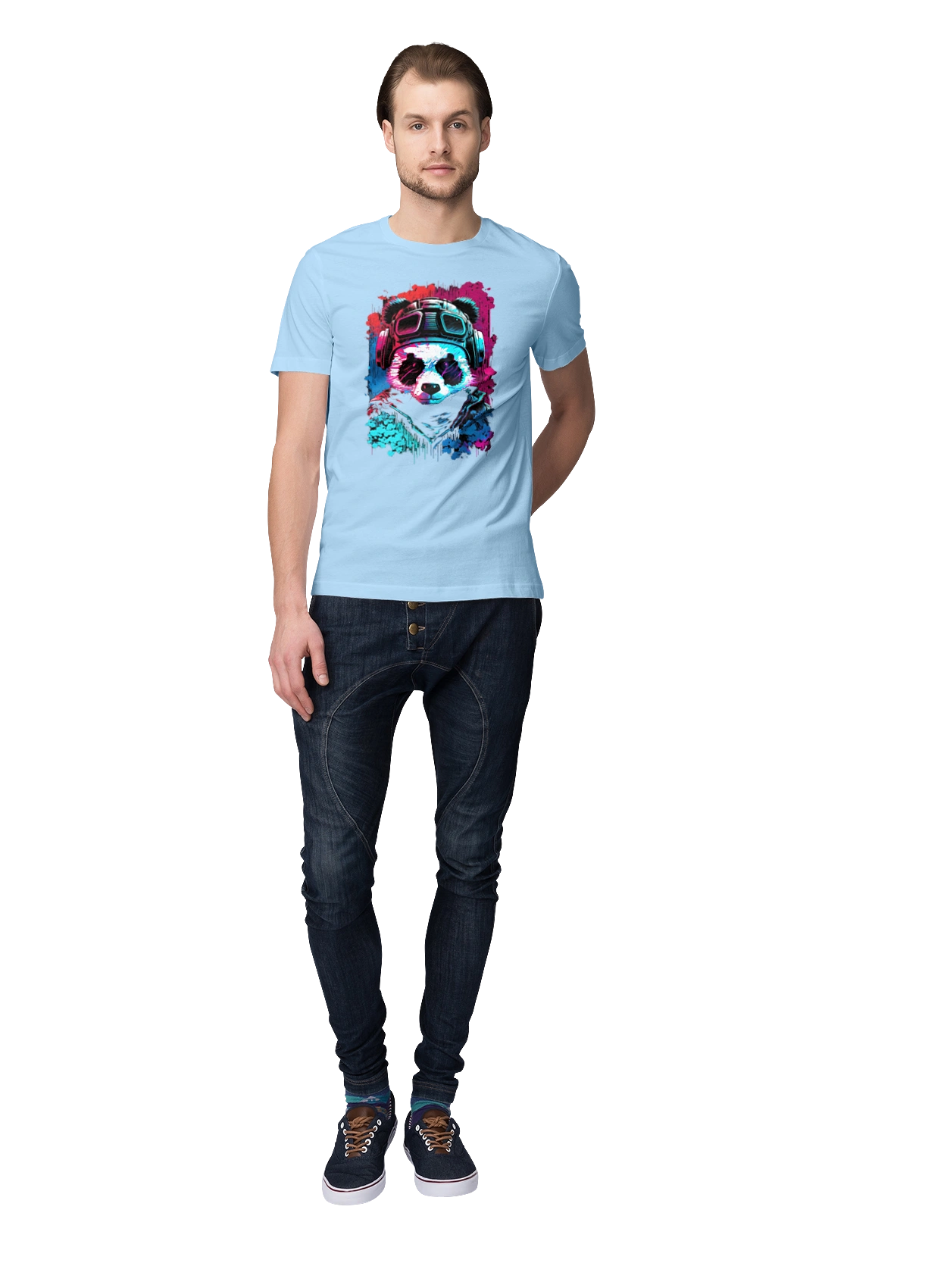 Панда в VR шолом