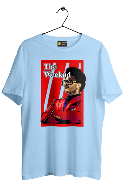 Men's t-shirt with prints The Weeknd. Actor, producer, singer, tesfaye, weeknd. 2070702