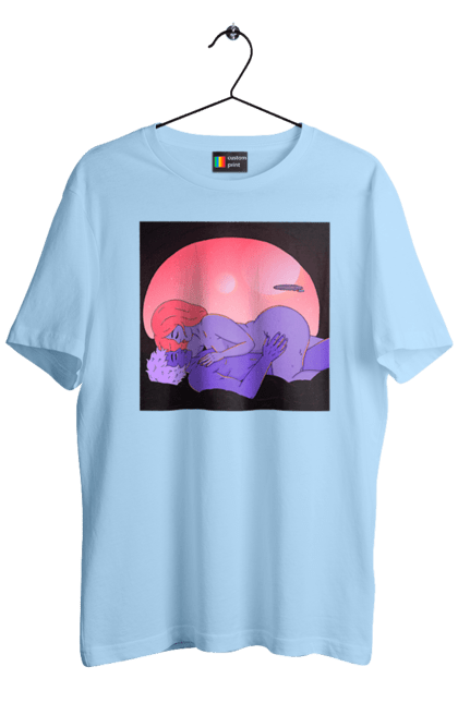 Футболка чоловіча з принтом "Інопланетяни Дівчина І Хлопець". Голі, дівчина, хлопець. 2070702