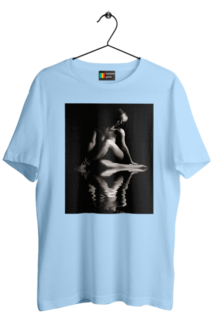 Футболка чоловіча з принтом "Краса тіла". Вигини жіночого тіла, грація тіла, груди, жіноче тіло, жіночі груди, краса тіла. 2070702