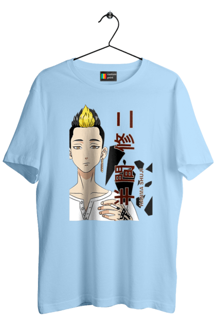 Men's t-shirt with prints Tokyo Revengers Hanma. Anime, film, hanma, manga, tokyo manji gang, tokyo revengers, tv series. 2070702