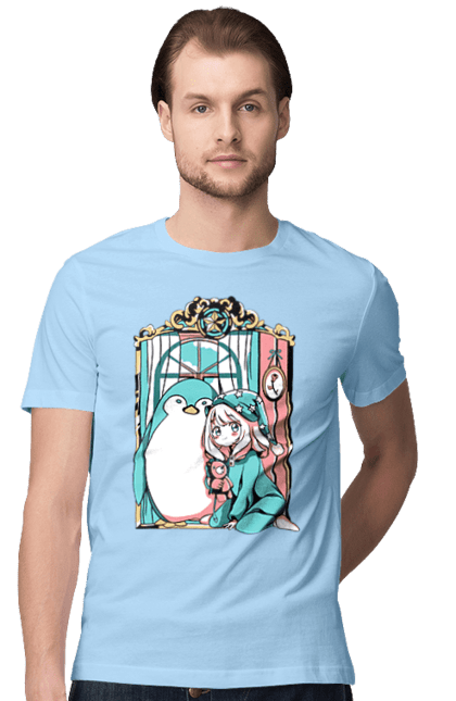 Футболка чоловіча з принтом "Сім'я шпигуна Аня". Spy x family, аниме, аня, йор, лойд, манга, сім я шпигуна. 2070702