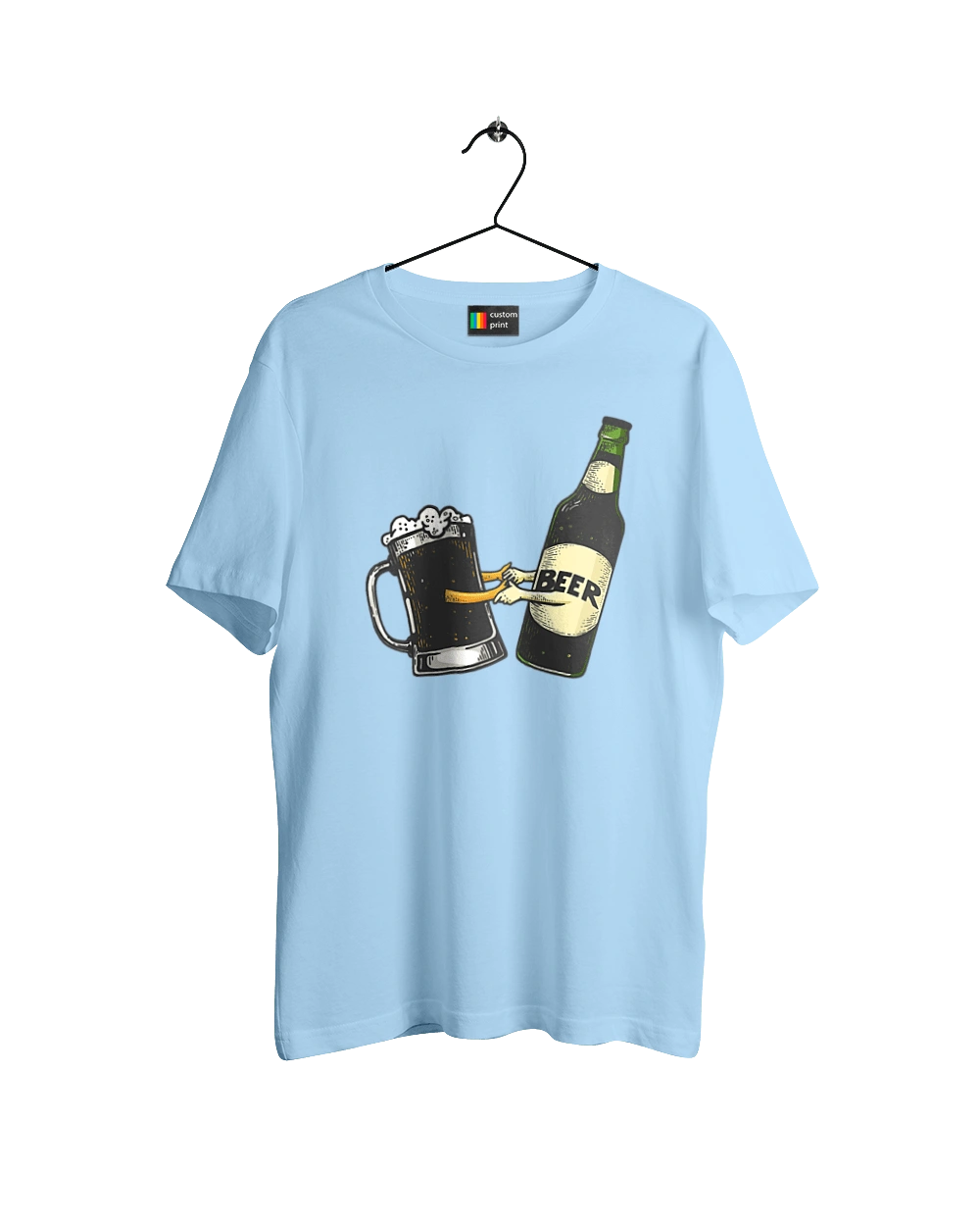 Bottle Of Beer With A Glass Of Beer