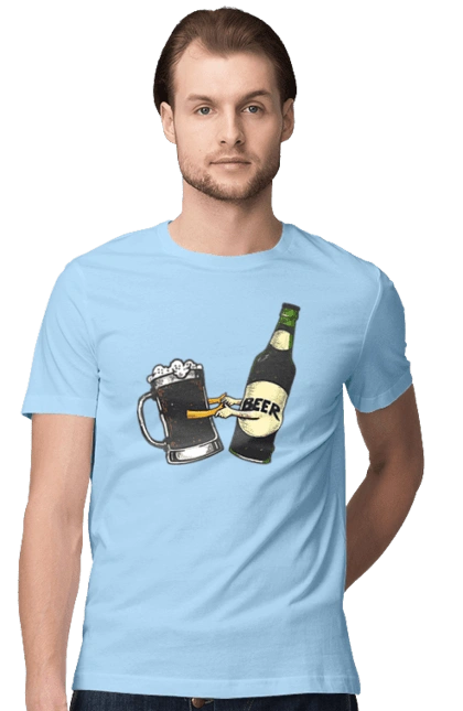 Bottle Of Beer With A Glass Of Beer