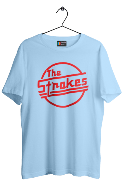 Футболка чоловіча з принтом "The Strokes". Strokes, альтернативний рок, гаражний рок, група, інді, інді рок, музика, постпанк ривайвл, рок. 2070702