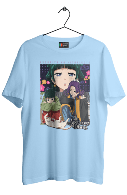 Men's t-shirt with prints The Apothecary Diaries. Anime, apothecary diaries, jinshi, light novel, manga, maomao, pharmacist, pharmacist monologue. 2070702