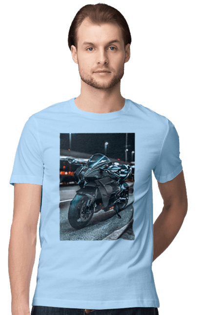 Футболка чоловіча з принтом "Мото цитаты". Байк, мото, спорт, цитаты. 2070702