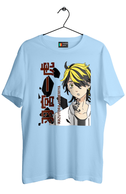 Men's t-shirt with prints Tokyo Revengers Kazutora. Anime, kazutora, manga, movie, serial, tokyo revengers. 2070702