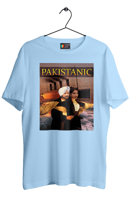 Футболка чоловіча з принтом "Pakistanic". Гумор, кіно, креативні, пакістан, приколи, прикольні, смішні, титанік, тренди, фільми. 2070702