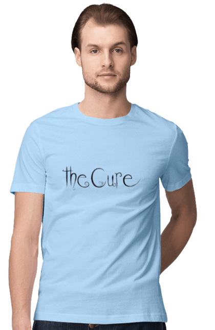 Футболка чоловіча з принтом "The Cure". Cure, kiss me, альтернативний рок, готик рок, група, дрім піп, музика, нова хвиля, постпанк, рок. 2070702