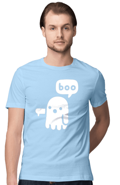 Футболка чоловіча з принтом "BOO (мова програмування)". Айті, мова програмування, програма, програміст, технічне завдання, ти ж програміст, транслятор boo, тривимірні програми, фрілансер. 2070702