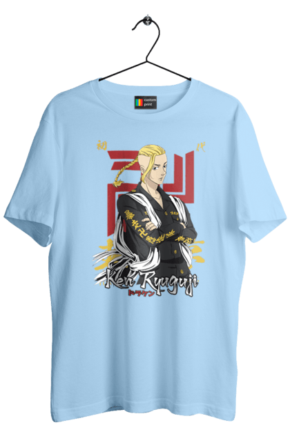 Men's t-shirt with prints Tokyo Revengers Draken. Anime, draken, ken ryuguji, ken-chin, manga, serial, tokyo manji gang, tokyo revengers. 2070702