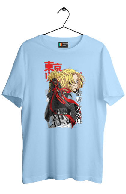 Men's t-shirt with prints Tokyo Revengers Mikey. Anime, film, manga, manjiro sano, mikey, tokyo manji gang, tokyo revengers, tv series. 2070702