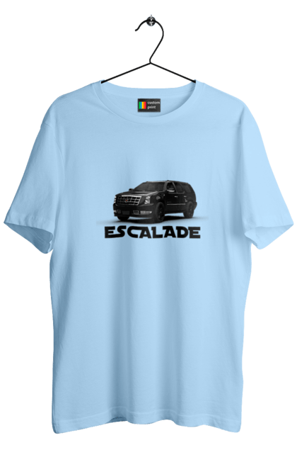Футболка чоловіча з принтом "Каділак". Автомобіль, бізнес клас, джип, ескалада, каділак, машина, позашляховик. 2070702