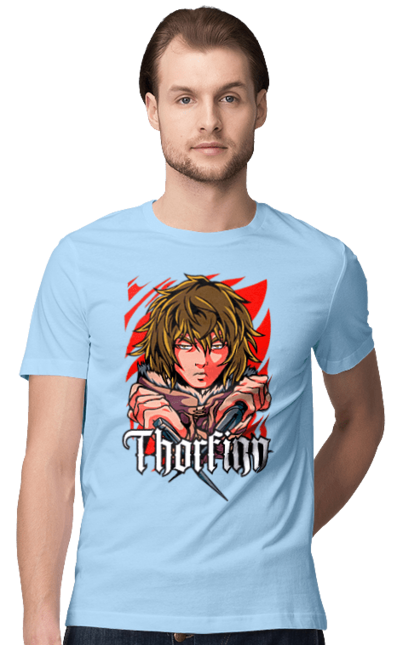 Men's t-shirt with prints Vinland Saga Thorfinn. Anime, manga, thorfinn, vinland saga. 2070702