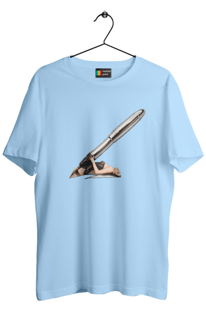 Футболка чоловіча з принтом "Великий Патрон". Дівчина, куля, патрон. 2070702