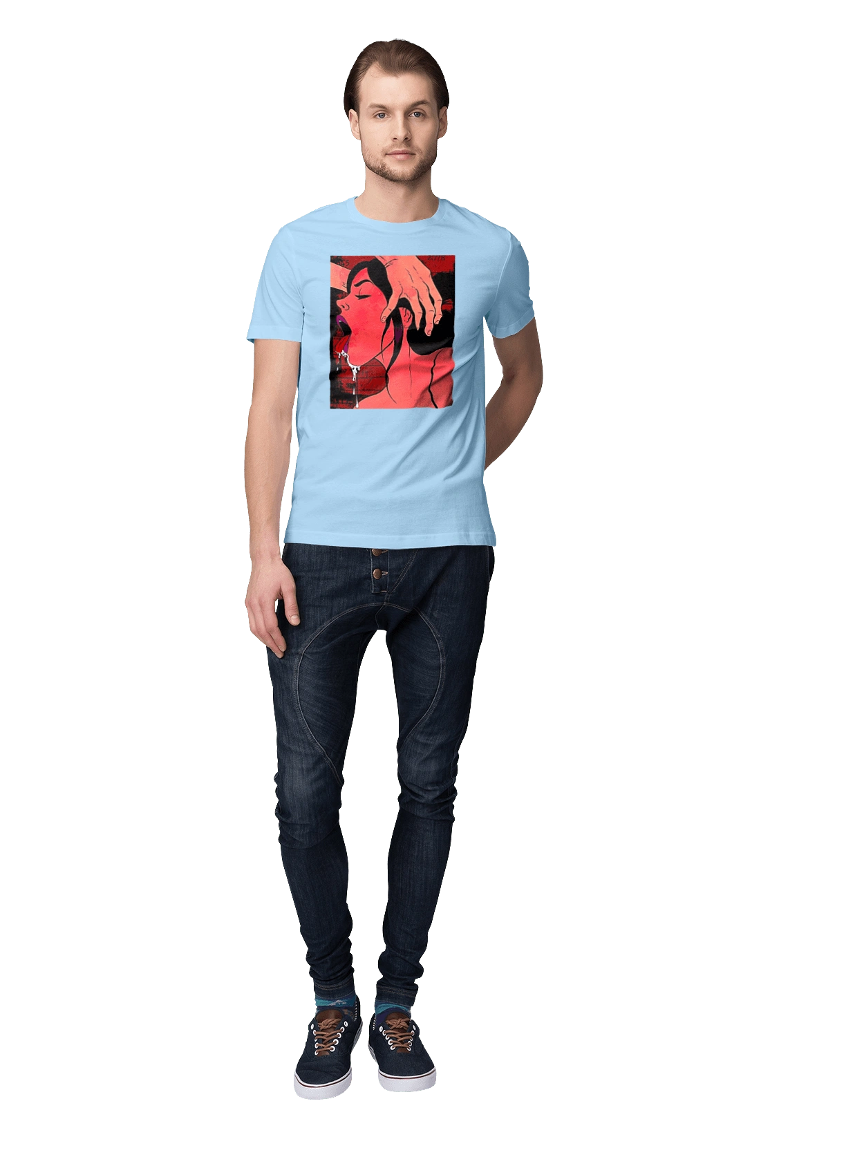 Girl Sucks With Saliva