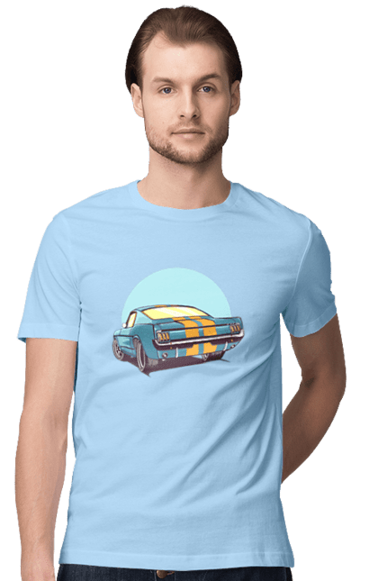 Футболка мужская с принтом Авто. Auto, character, hero, monster, music, new, pennies, robot, super hero. 2070702