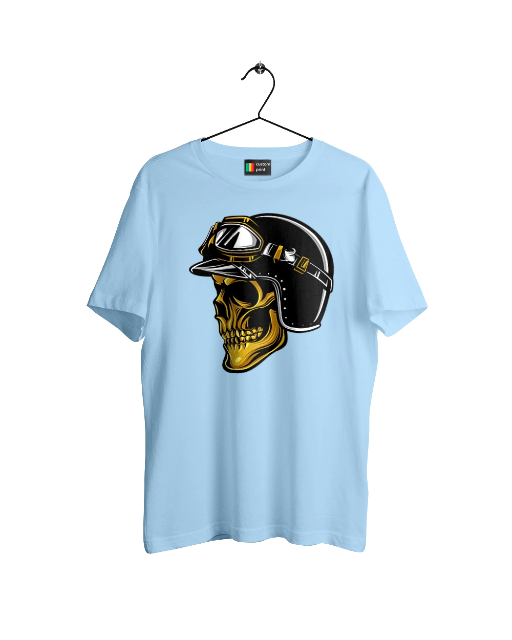 Череп в мотошоломі