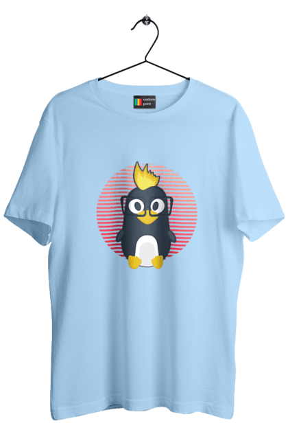 Футболка чоловіча з принтом "Лінукс". Айті, айтішнік, девелопер, іт, программіст, розробник. 2070702